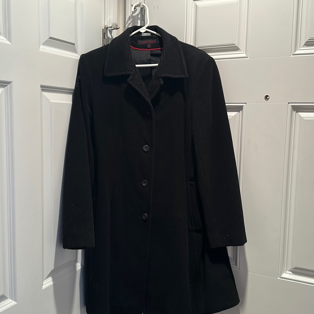 Ann Klein Wool & cashmere blend pea coat. Excellent condition.